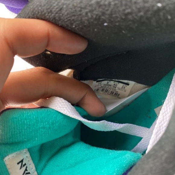 Retro Air Jordan 5 “Grape Fresh Princes” Size 7y - Picture 5 of 5